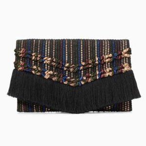 Stella & Dot Metallic Taj Clutch